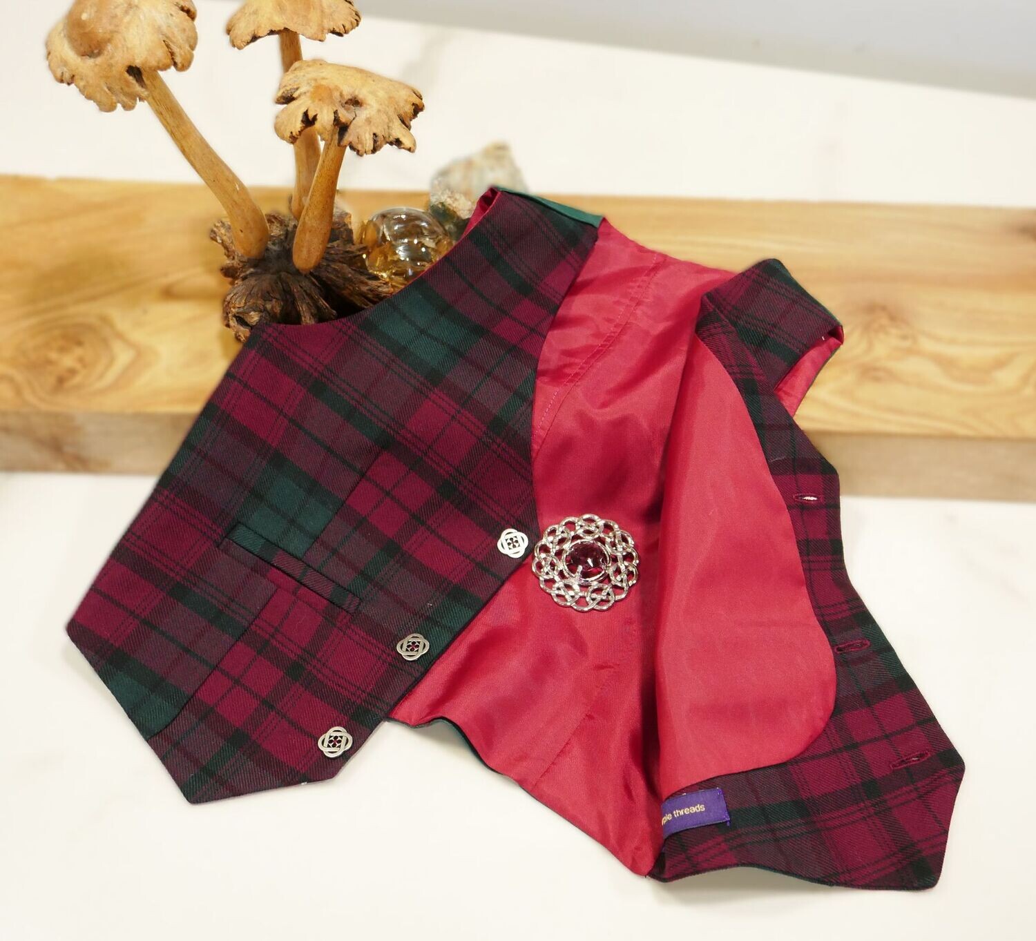 Waistcoat Tartan Lindsay Age3