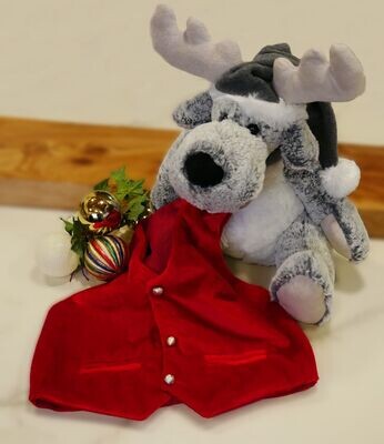 Waistcoat Red Age 3