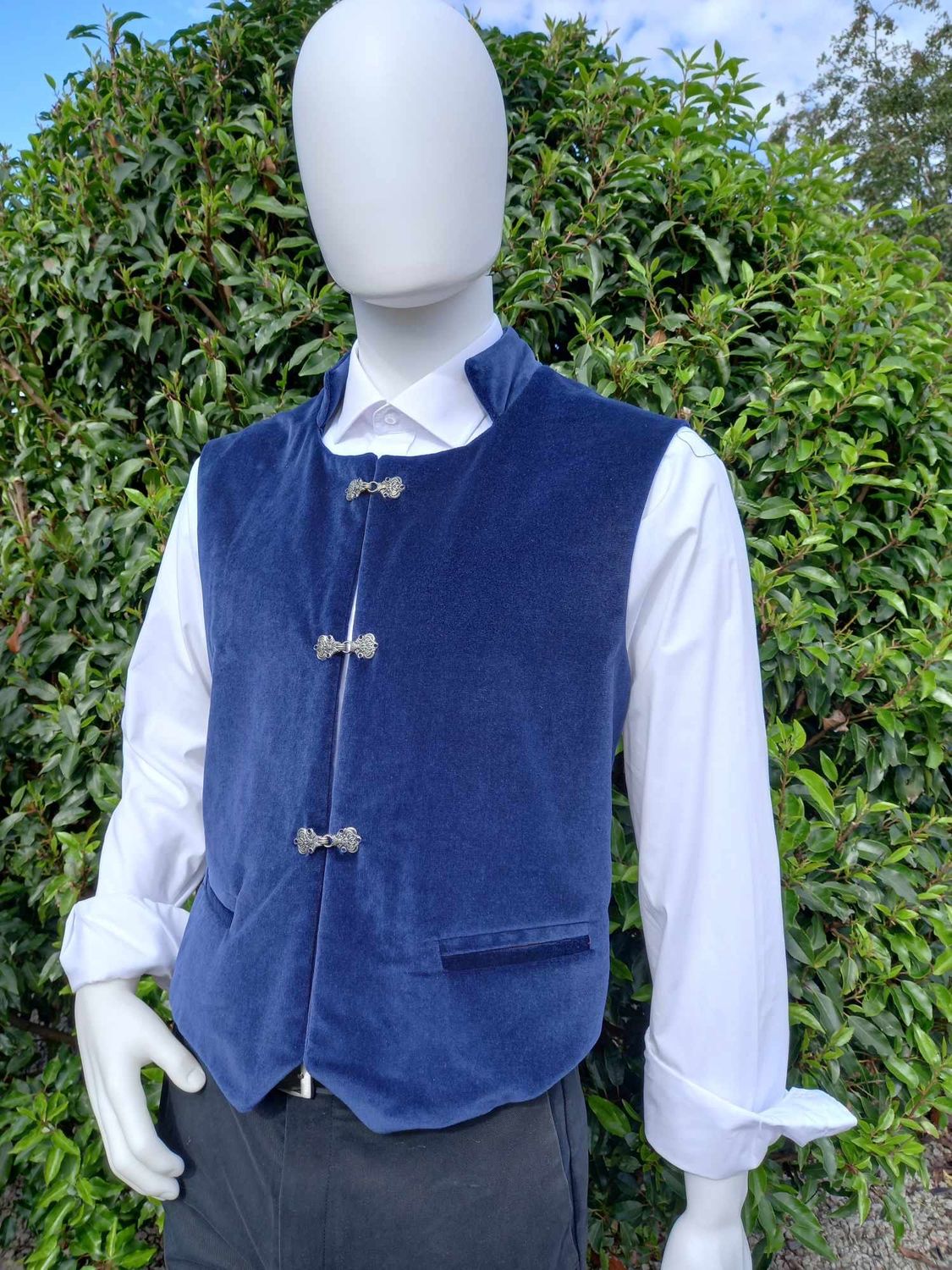 Waistcoat Scotland Blue