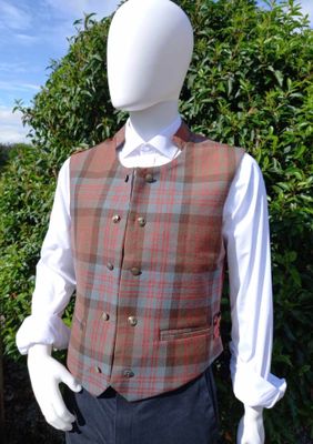 Waistcoat Scotland Tartan autumn