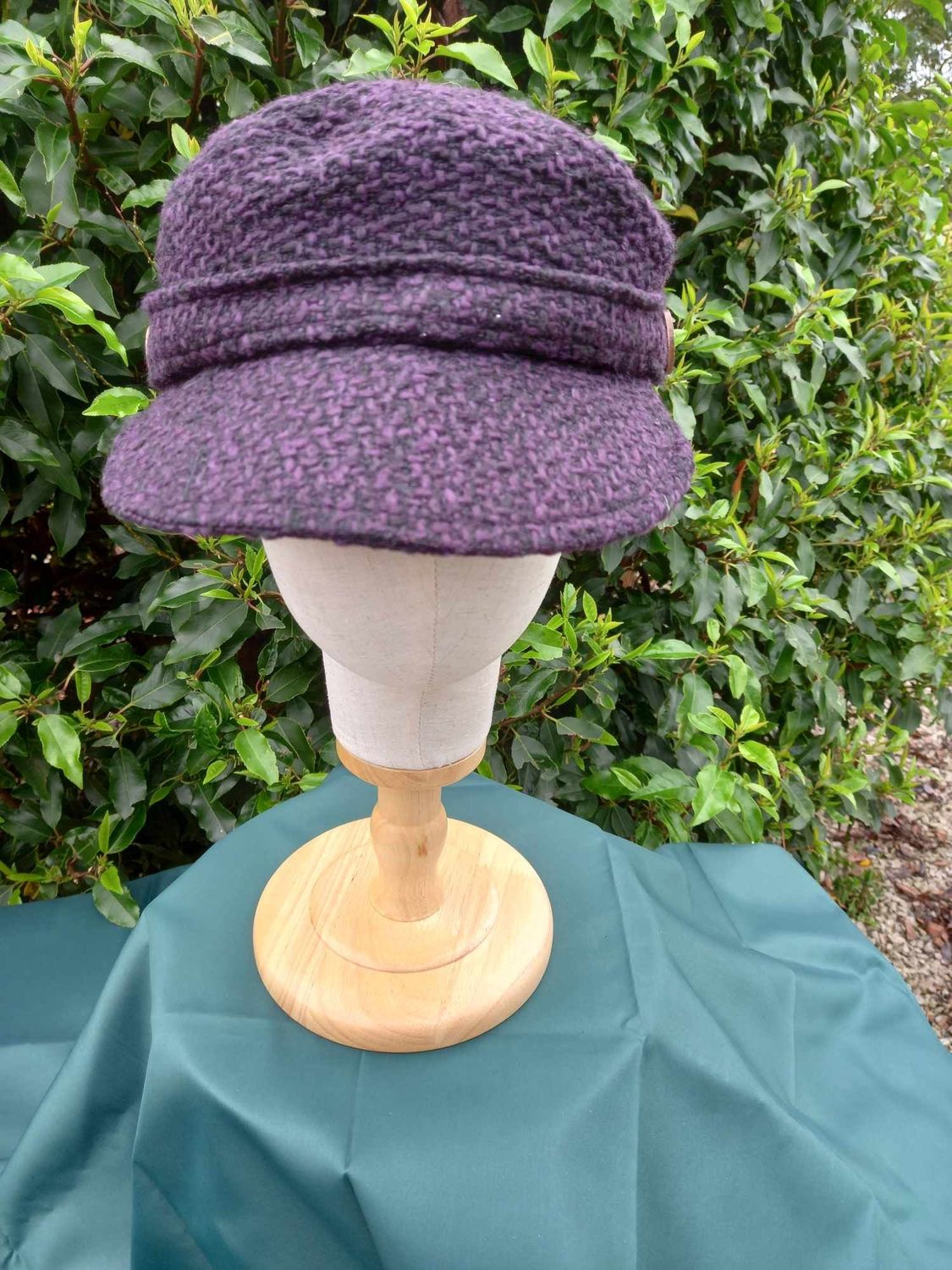 Cap Purple Boucle