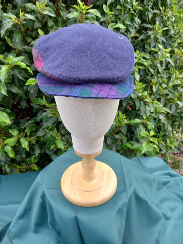 Cap Tartan Blue