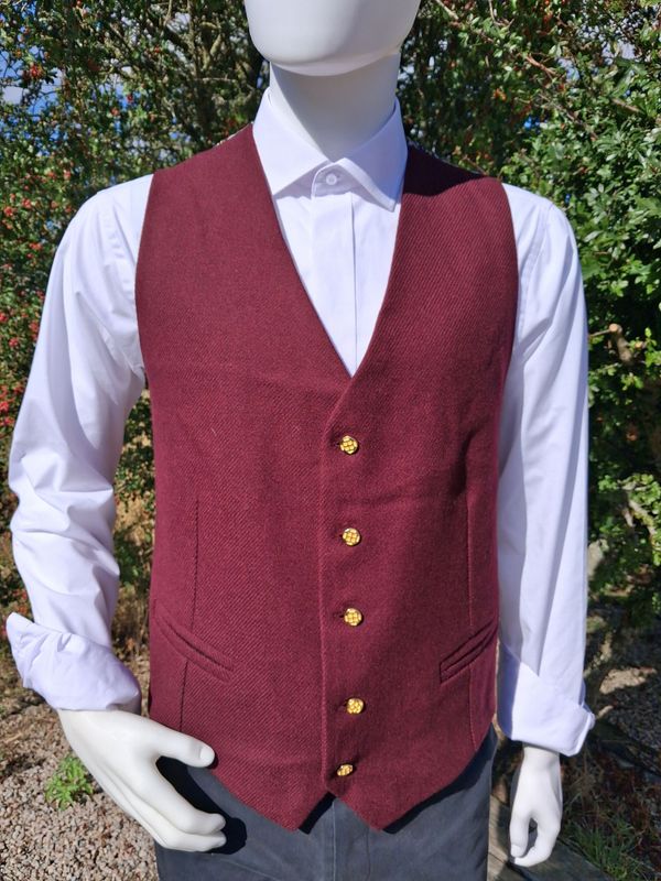 Waistcoat  Dark red