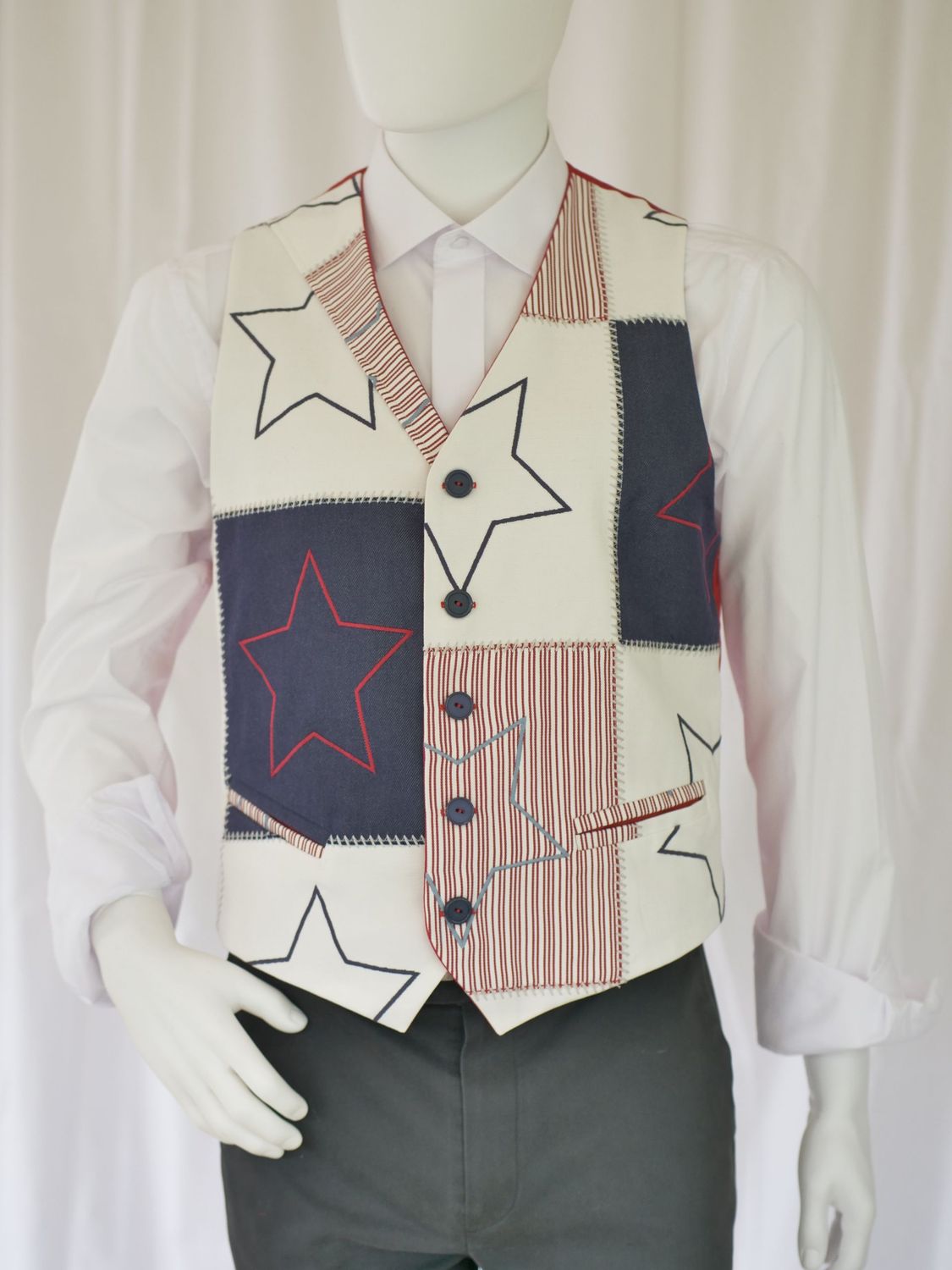 Waistcoat Stars n Stripes