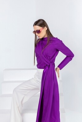 Dark Violet Blouse