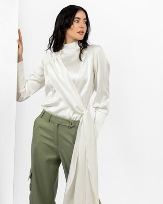Off-white Silk Blouse