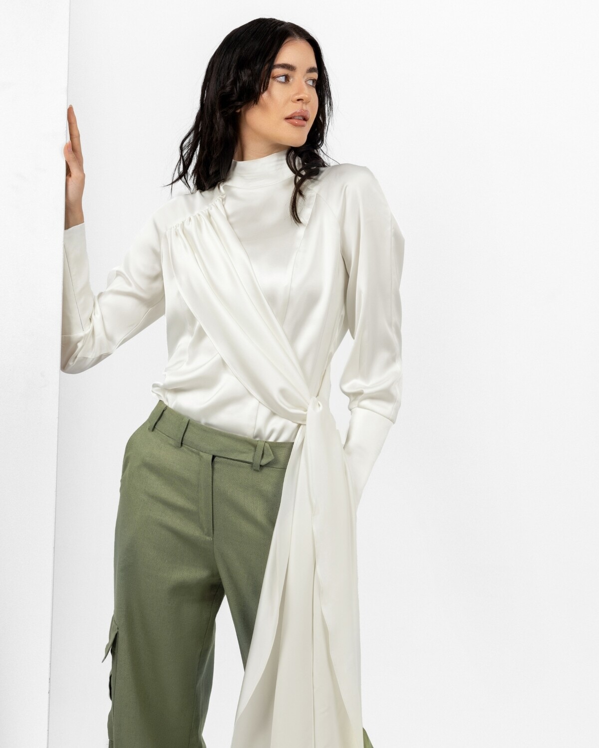 Off-white Silk Blouse