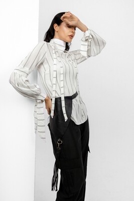 Stripped linen Blouse