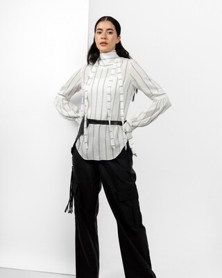 Stripped linen Blouse