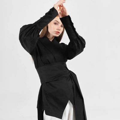 Kimono Blouse with separated Belt