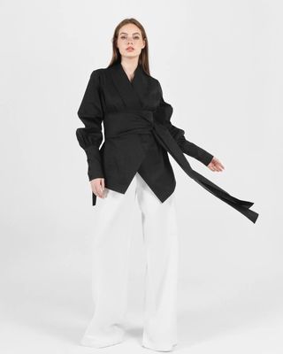 Kimono Blouse with separated Belt