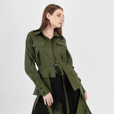 Shirt Dress with pocket