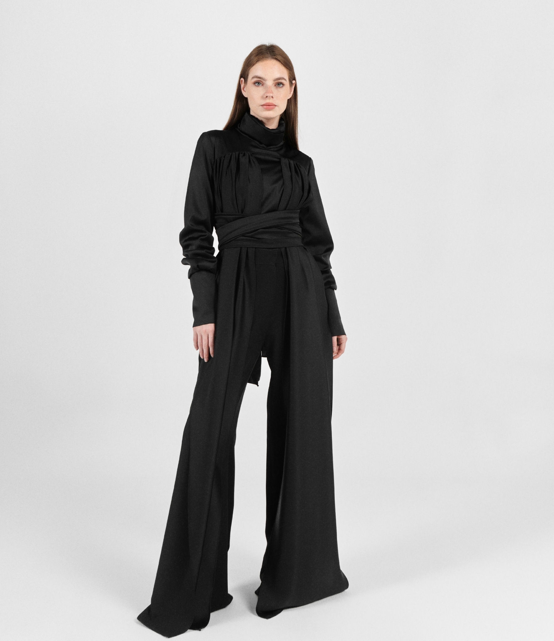 Black Silk Blouse 1