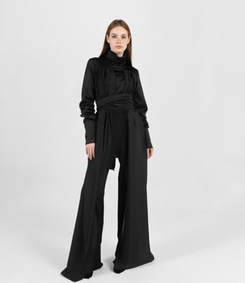 Black Silk Blouse
