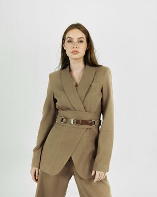 Caffe Blazer with separated belt