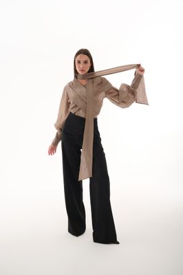 Caffe chiffon koresha Blouse