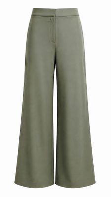 Olive Green wide leg pants