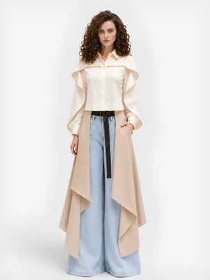 Beige Belt skirt cover