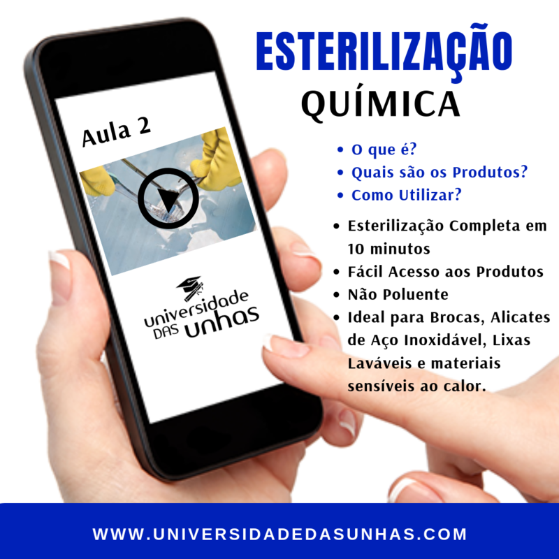 Ebook Esterilização Química - Método para Manicures e Nail Designers
