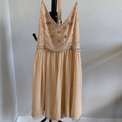 Mini Nude Cocktail Dress