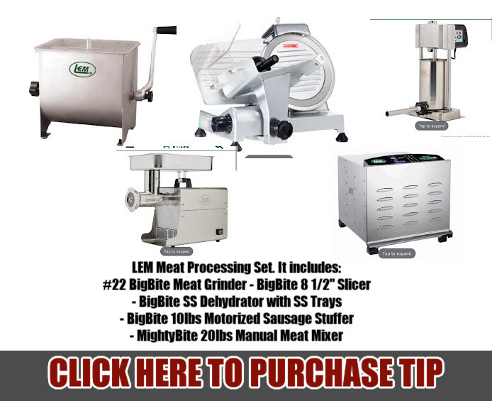 LEM Meat Processing Set.