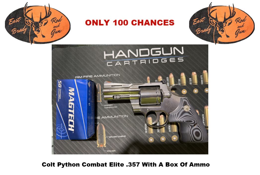 Colt Python Combat Elite .357 With A Box Of Ammo