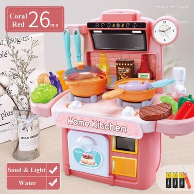 Mini Simulation Kitchen Role Play Toys Set Children Educational Gift