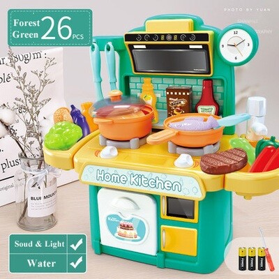 Mini Simulation Kitchen Role Play Toys Set Children Educational Gift
