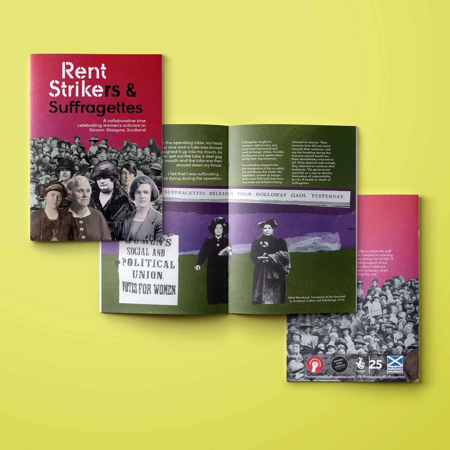&#39;Rent Strikers &amp; Suffragettes&#39; Zine