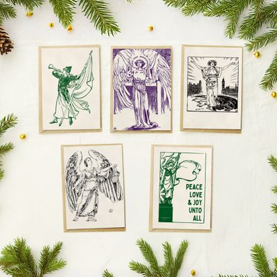 Suffragette Christmas Cards: Angels of the Vote