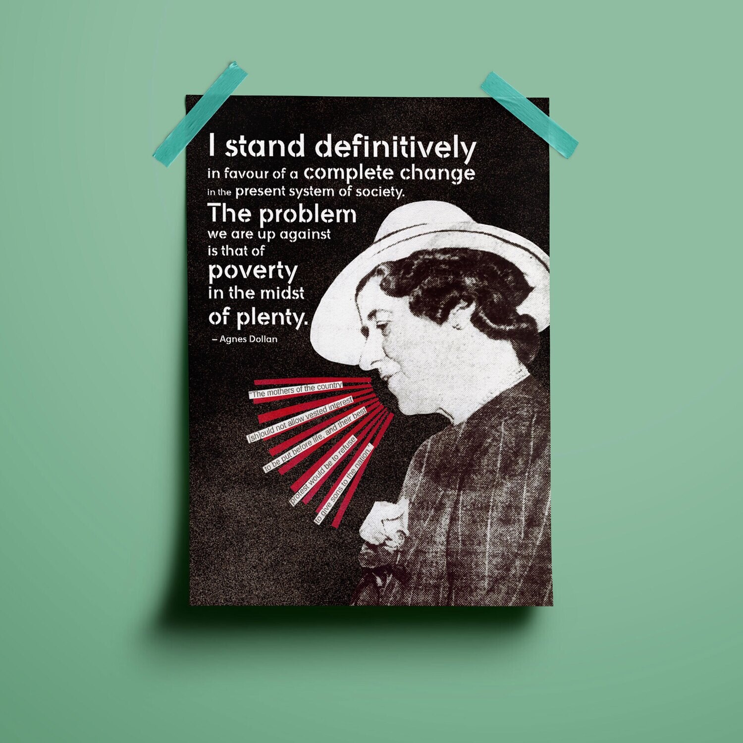 Rent Striker and Suffragette Posters (1st Edition)