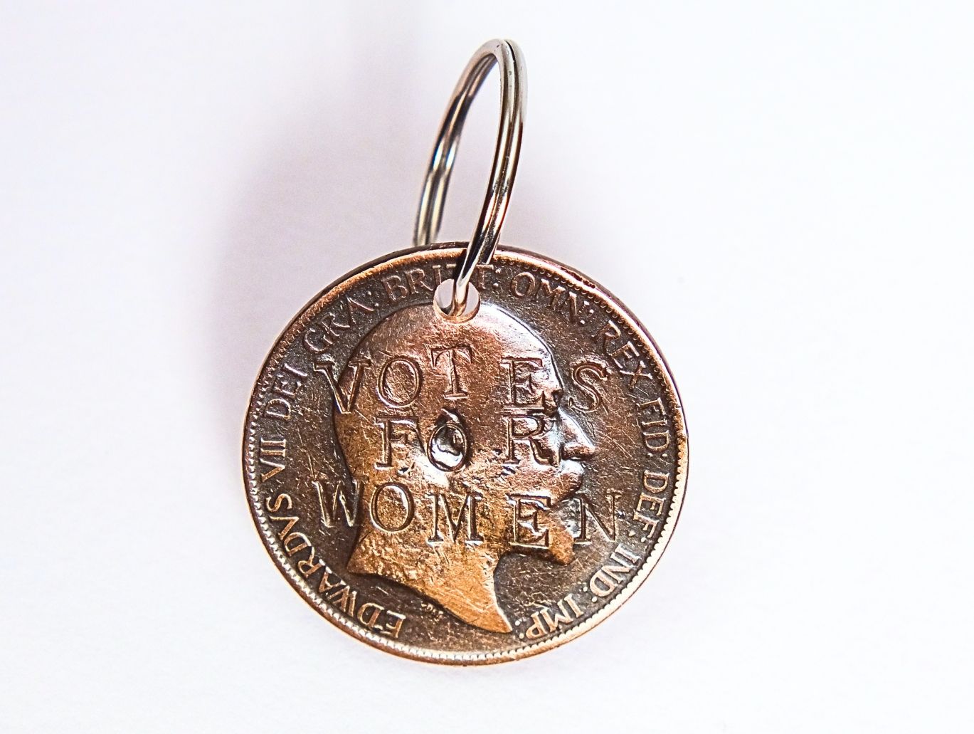 Suffragette Pennies — hand-stamped replicas for Valentine’s or Galentine’s