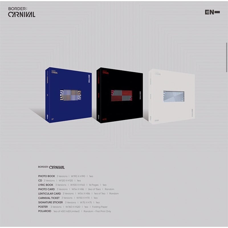 ENHYPEN B:CARNIVAL - UNSEALED