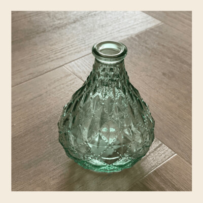 Vaasje Marokkaans - getint groen glas