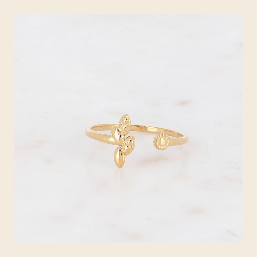 Ring - Elenia goudkleurig