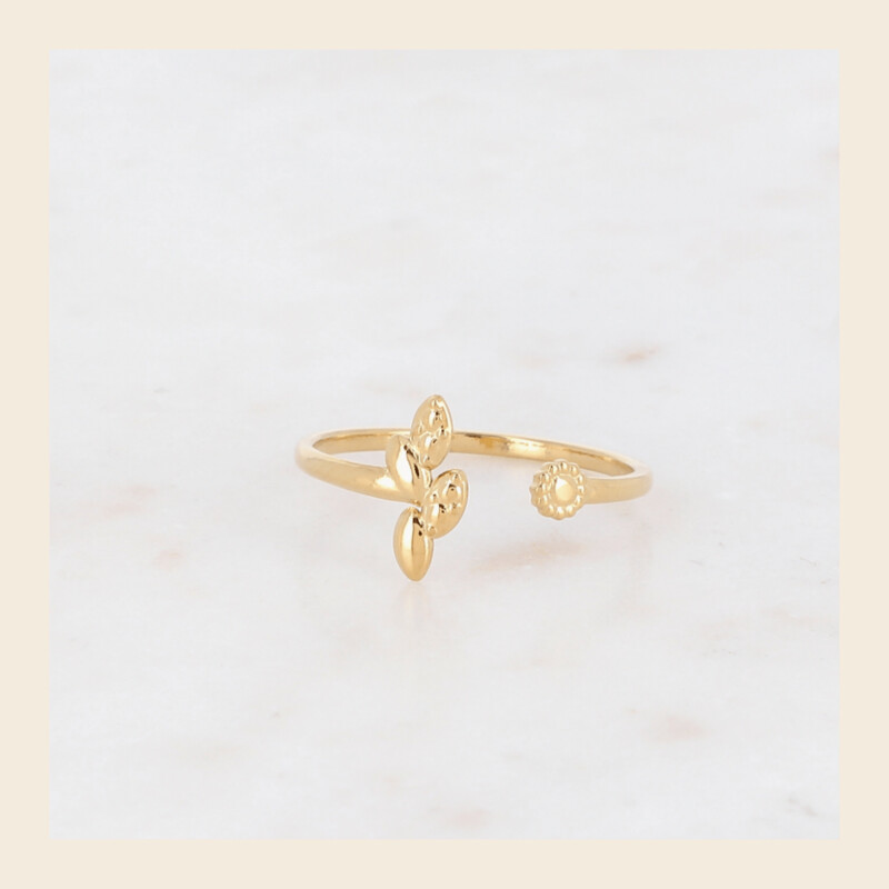 Ring - Elenia goudkleurig