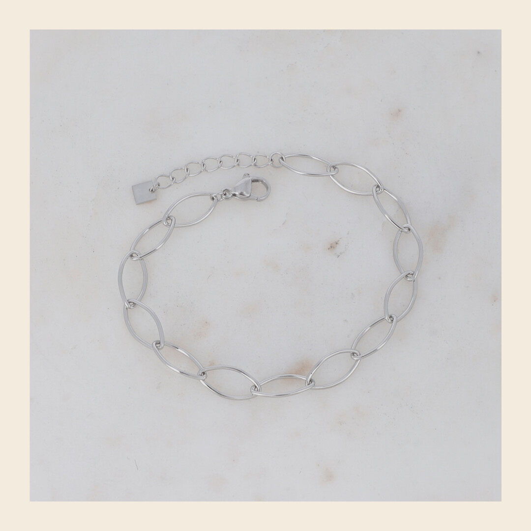 Armband Eva - zilverkleurig