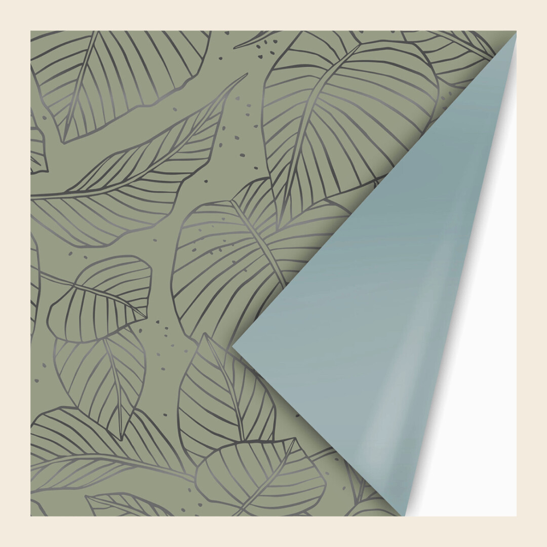 Cadeaupapier - Green leaves