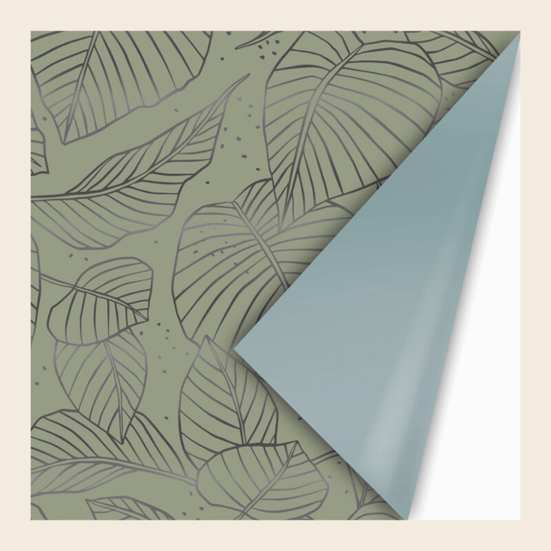 Cadeaupapier - Green leaves