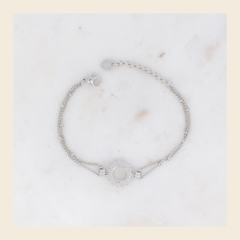 Armband Soleil - zilverkleurig