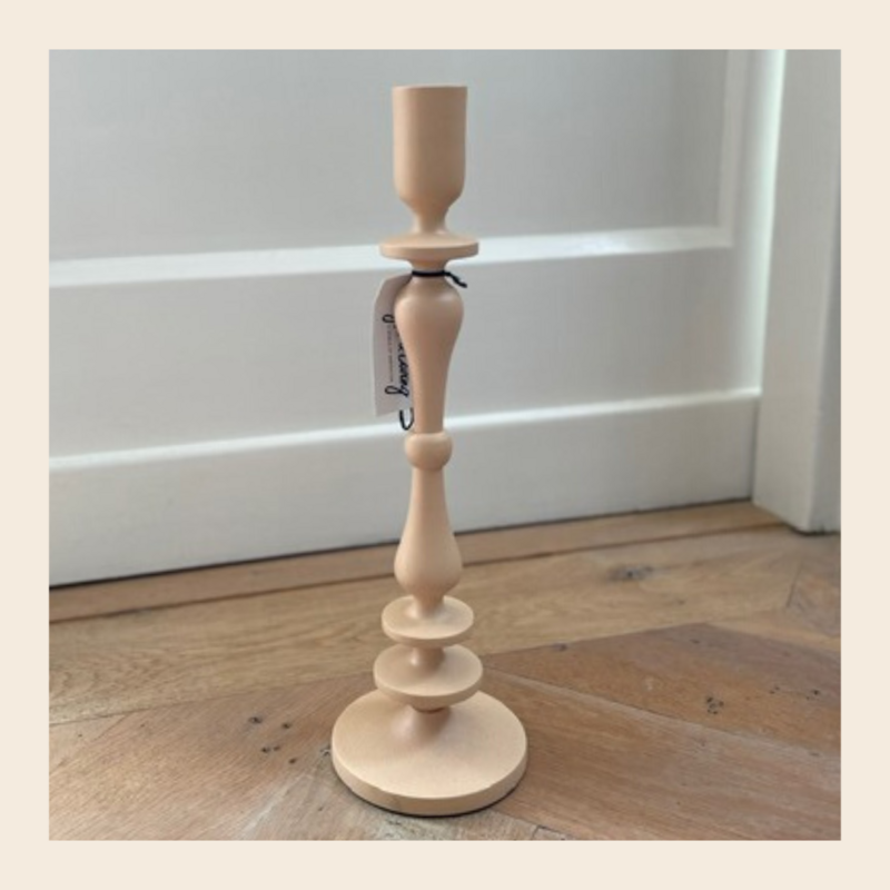 Kandelaar Light en Living, peach kleur