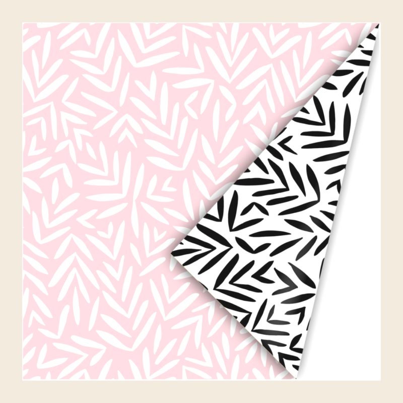 Cadeaupapier - into the woods pink