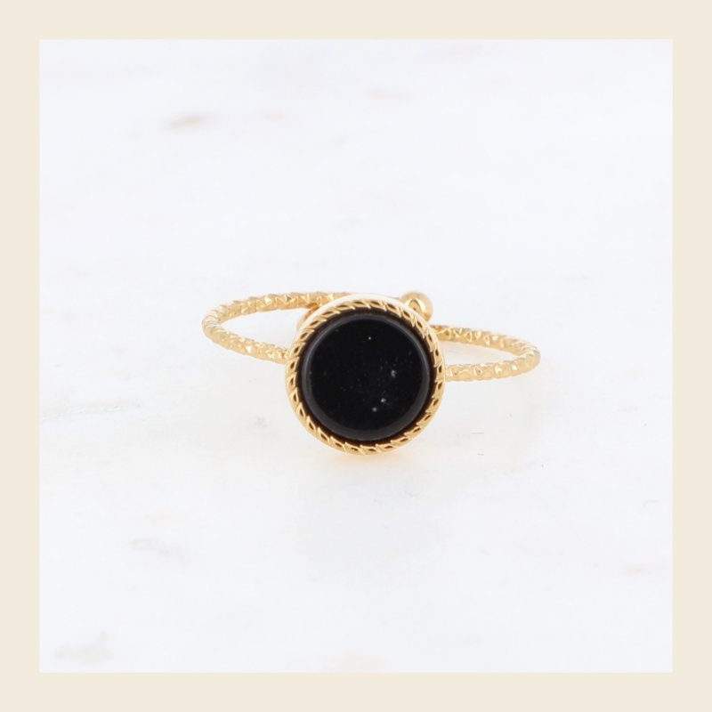 Ring Jutta - zwart