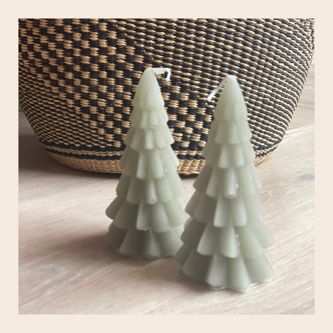 Kerstboomkaars - eucalyptus