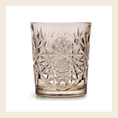 Libbey Hobstar glas - taupe