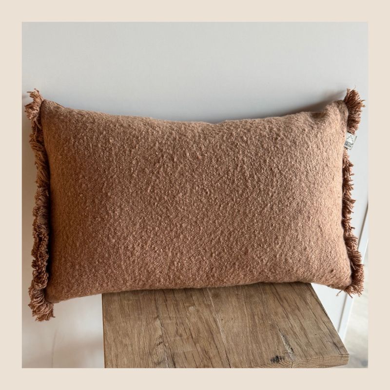 Kussen Lasse brown - Dutch Decor Eco-line