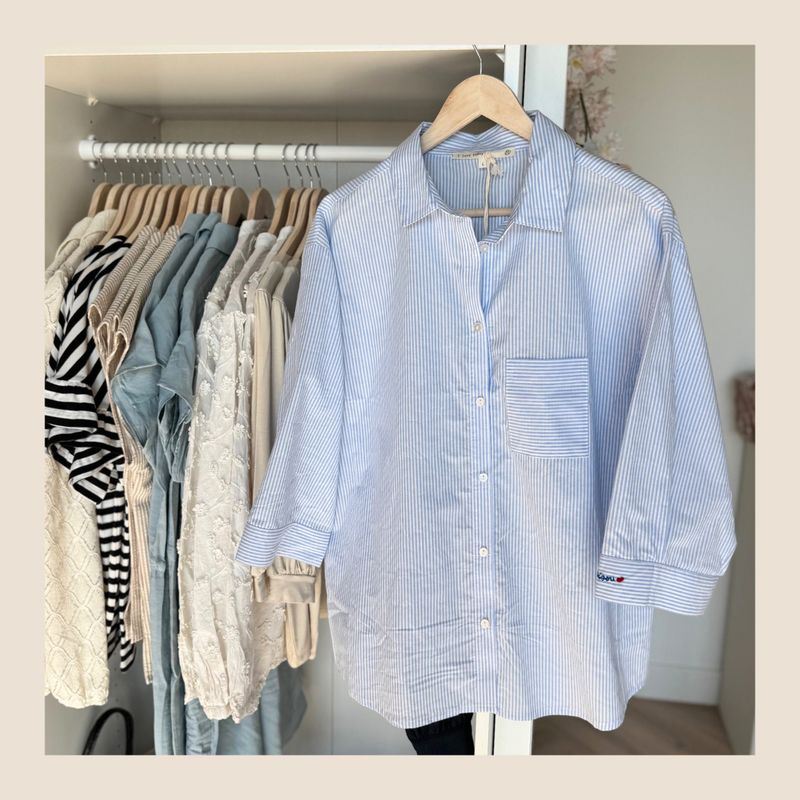 Gestreepte blouse van Zusss - maat S