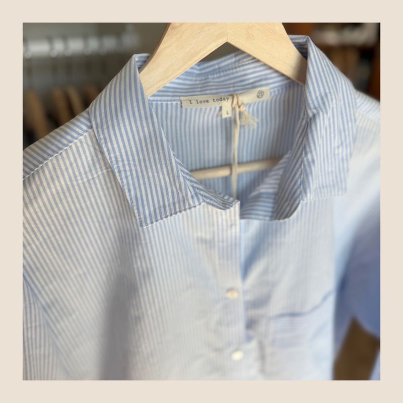 Gestreepte blouse van Zusss - maat L