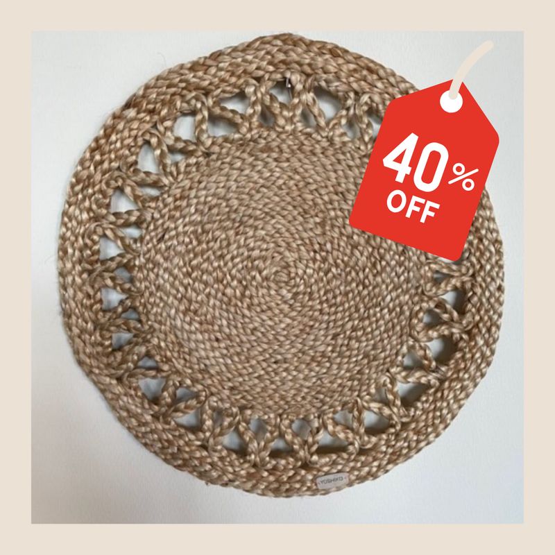 Yoshiko placemat Dawei - Naturel