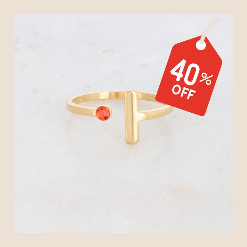 Ring Jaimy - rood